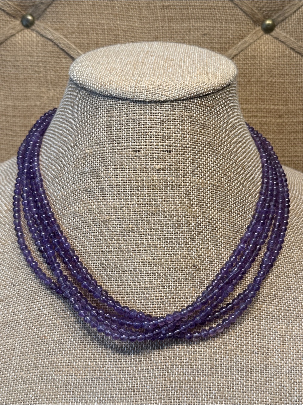 Jay King Multi-Strand Amethyst DTR Necklace